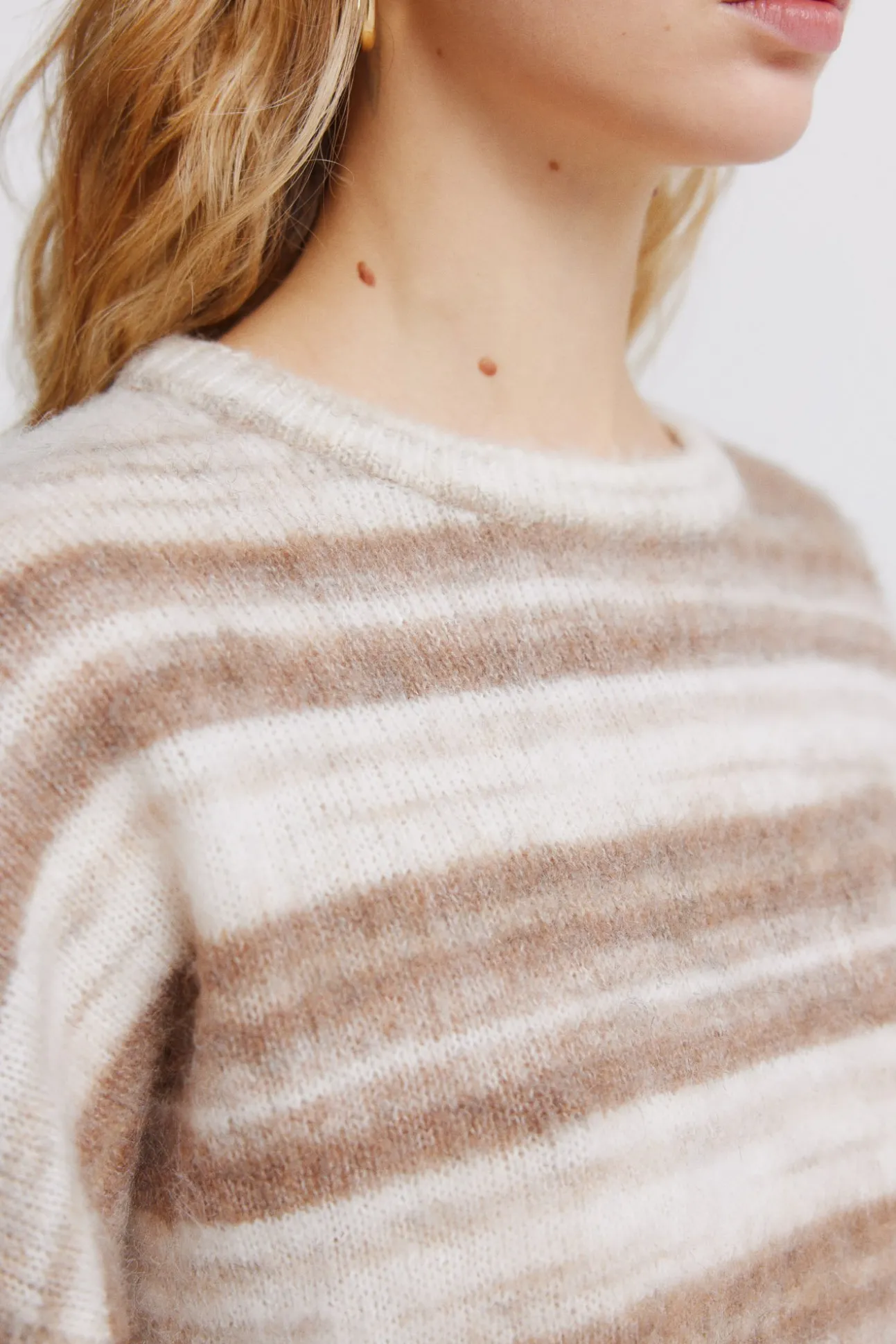 Pull rayures dégradées
