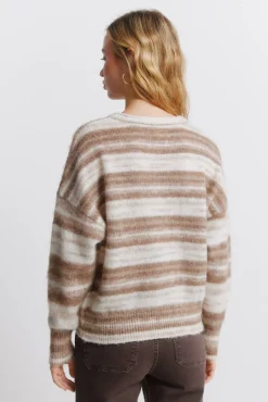 Pull rayures dégradées