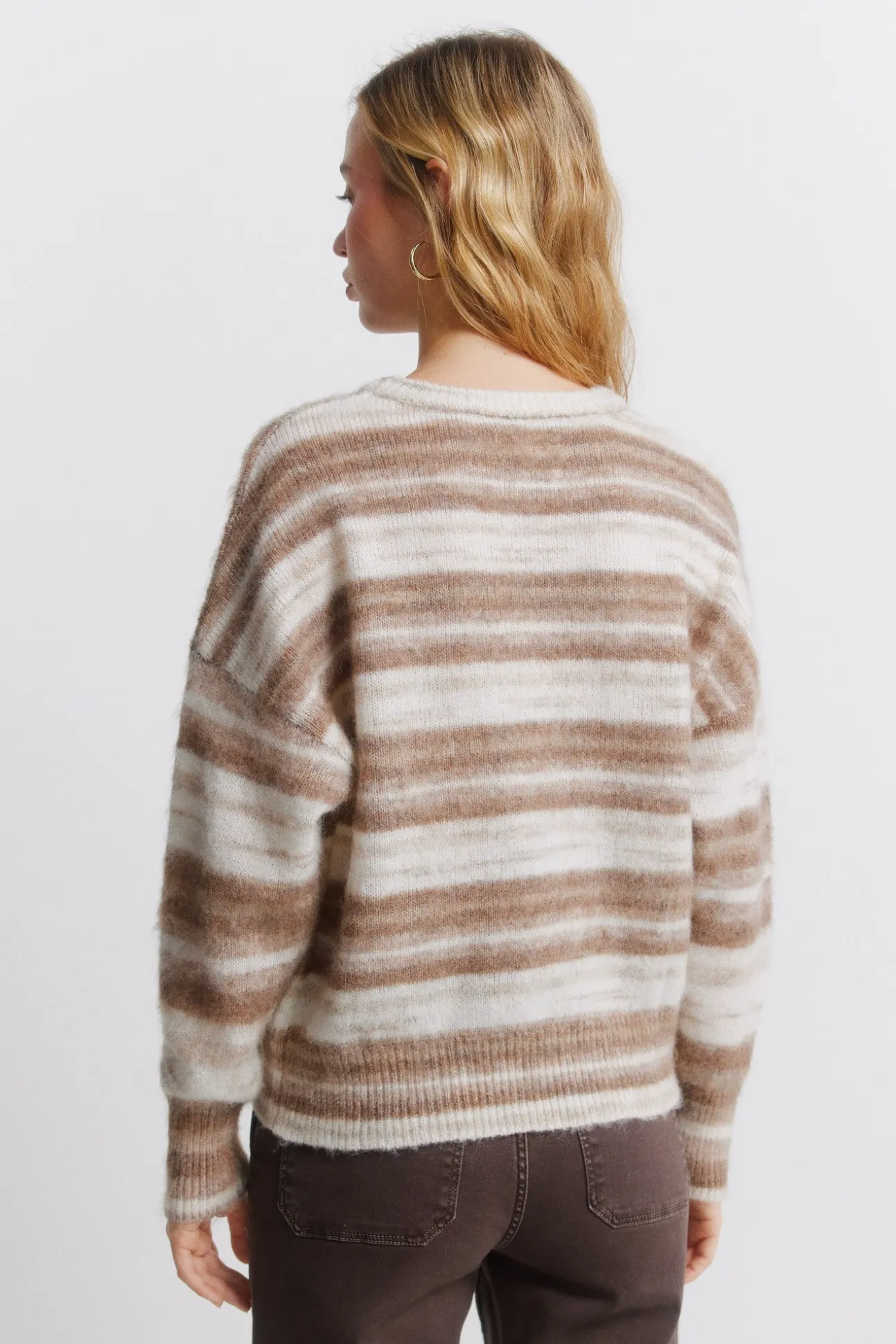 Pull rayures dégradées