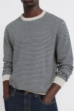 Pull structuré bicolore