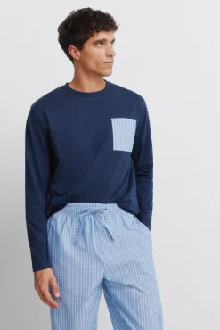 Pyjama long rayures