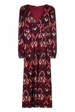 Robe imprimée manches longues