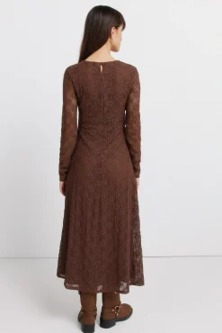 Robe structurée manches longues