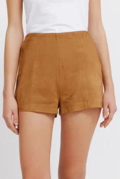 Short en daim synth&eacute;tique