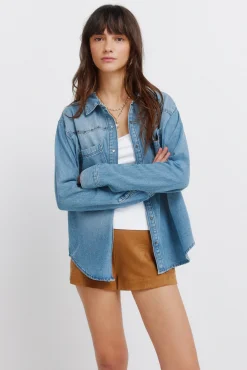 Short en daim synth&eacute;tique