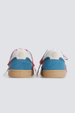 Sneaker en cuir r&eacute;tro
