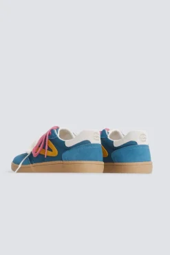 Sneaker en cuir r&eacute;tro