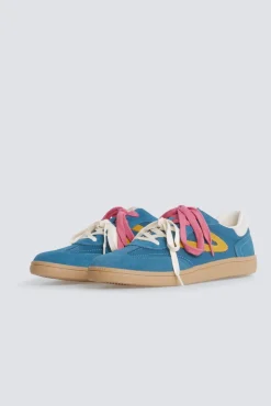 Sneaker en cuir r&eacute;tro