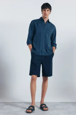 Surchemise en tencel surdimensionnée