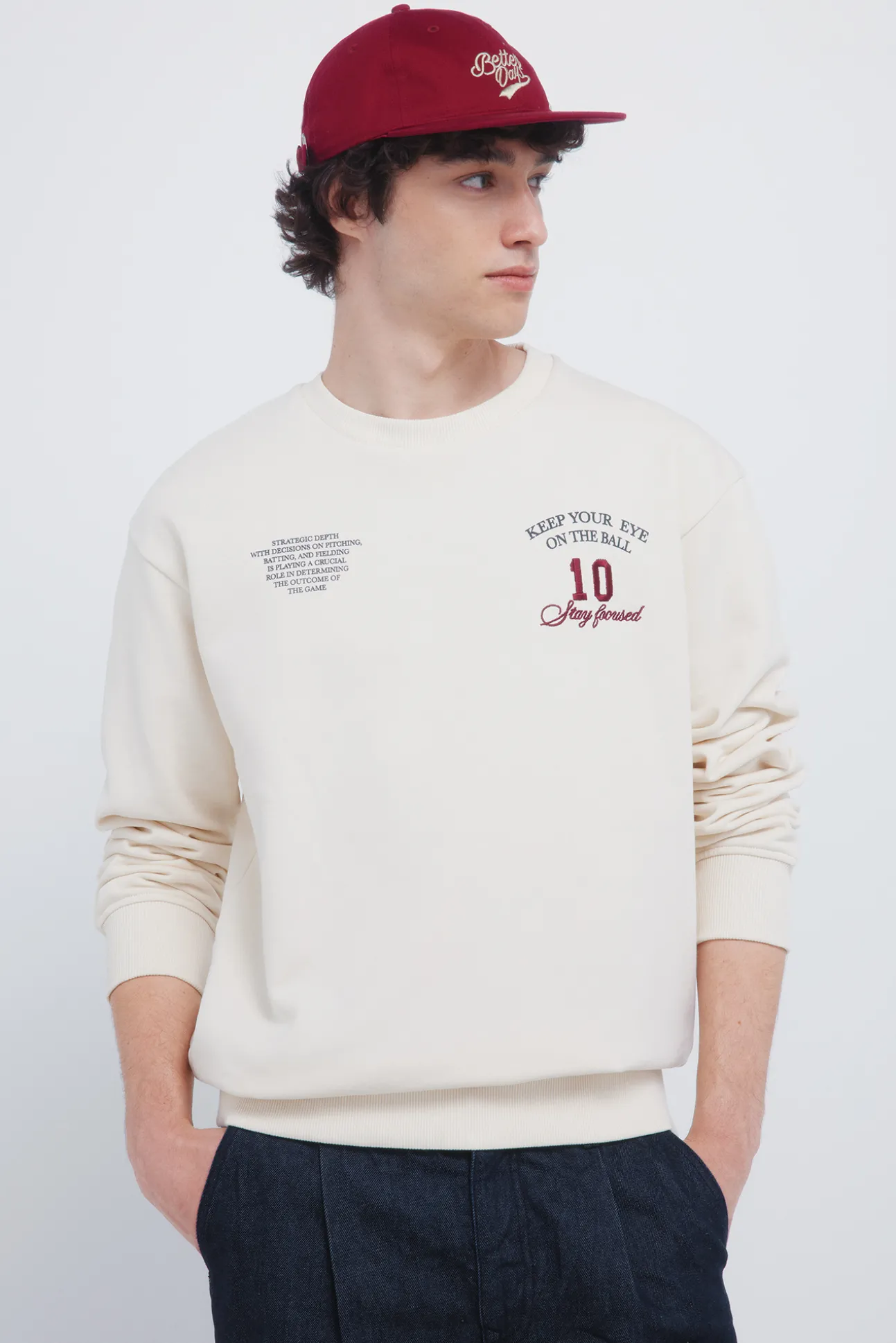 Sweat- col ras du cou Ball 10