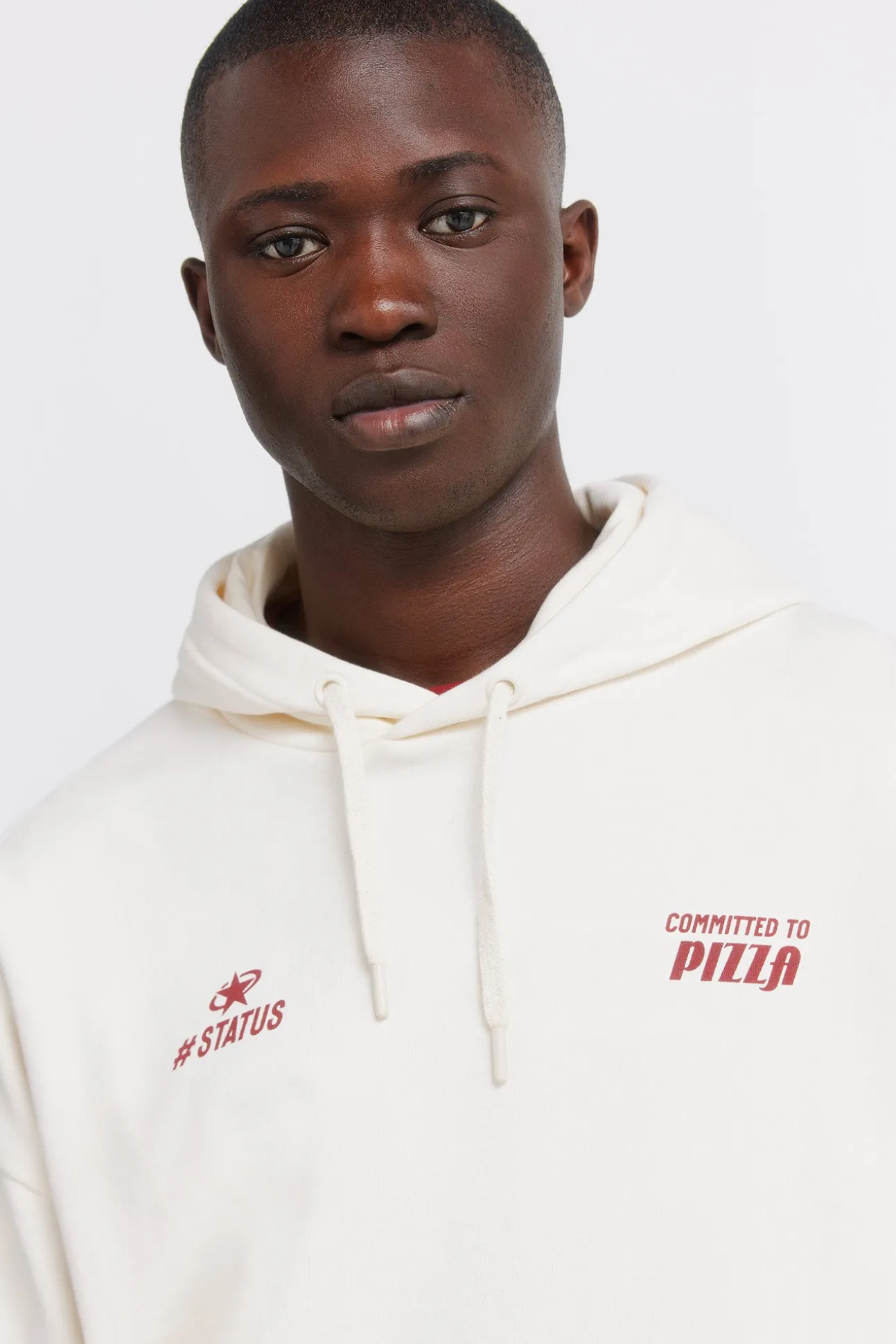Sweat-shirt à capuche pizza
