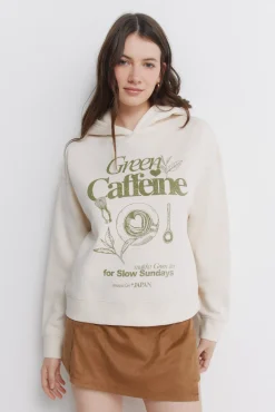 Sweat-shirt &agrave; capuche