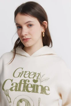 Sweat-shirt &agrave; capuche