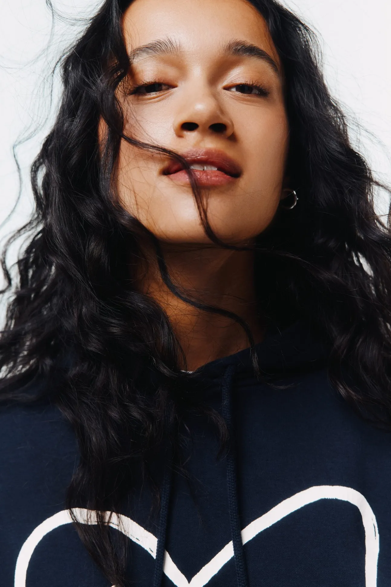 Sweat-shirt à deux fleurs