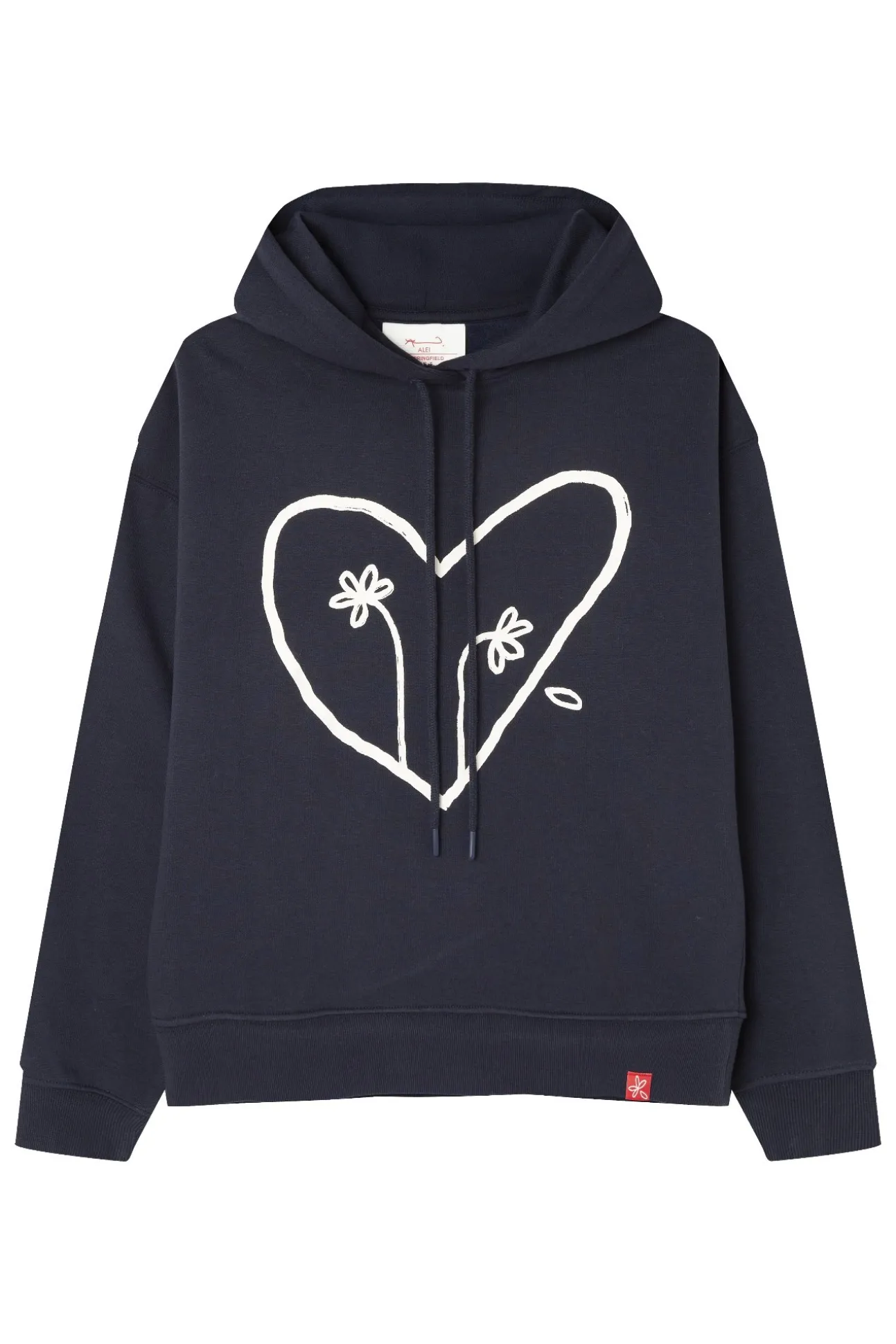 Sweat-shirt à deux fleurs