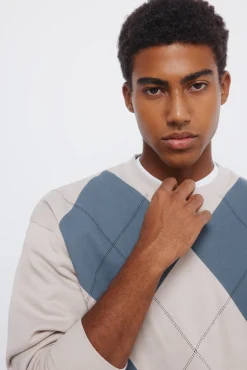 sweat-shirt &agrave; diamants