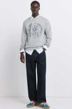 Sweat-shirt &agrave; &eacute;cusson