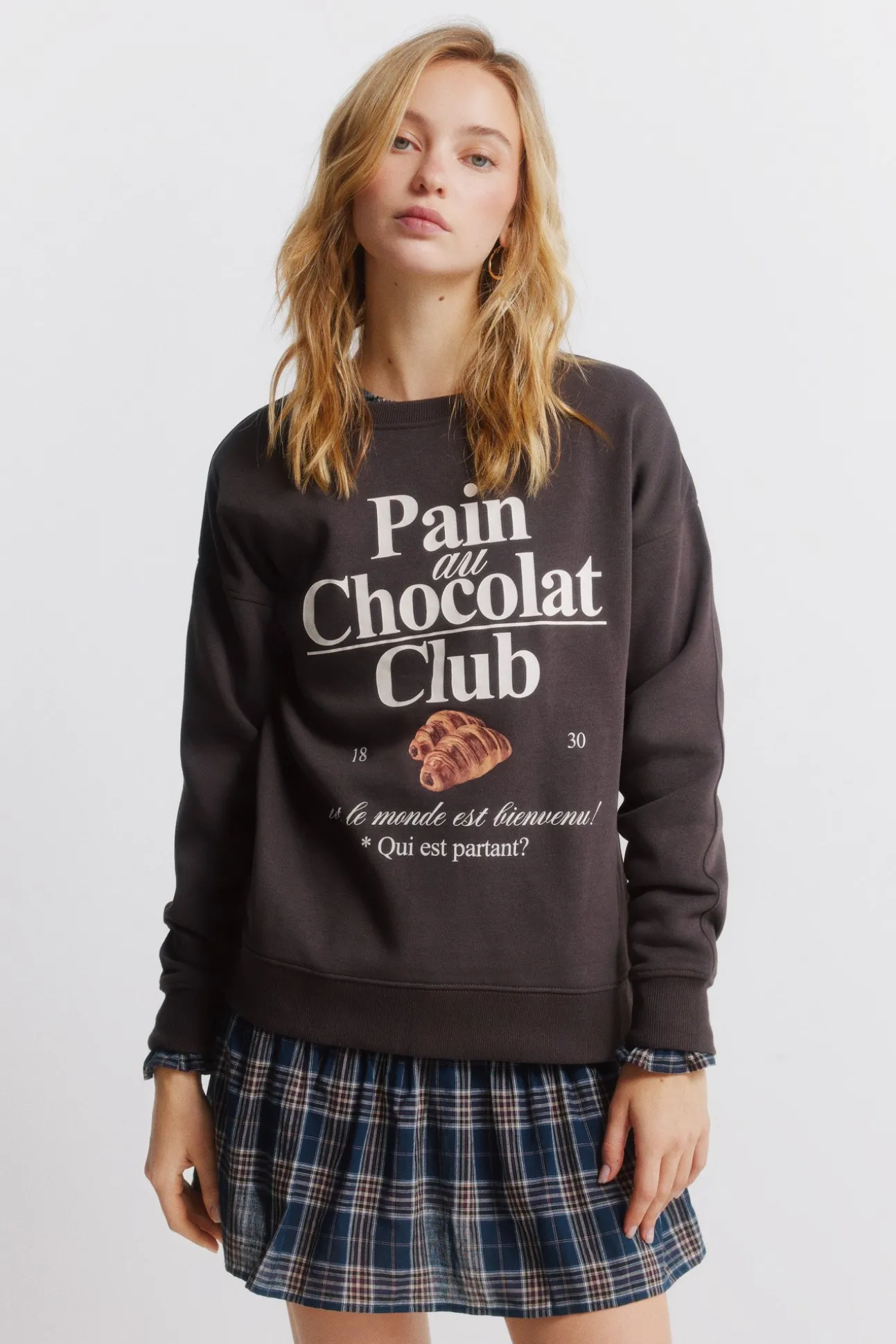 Sweat-shirt Café bohème