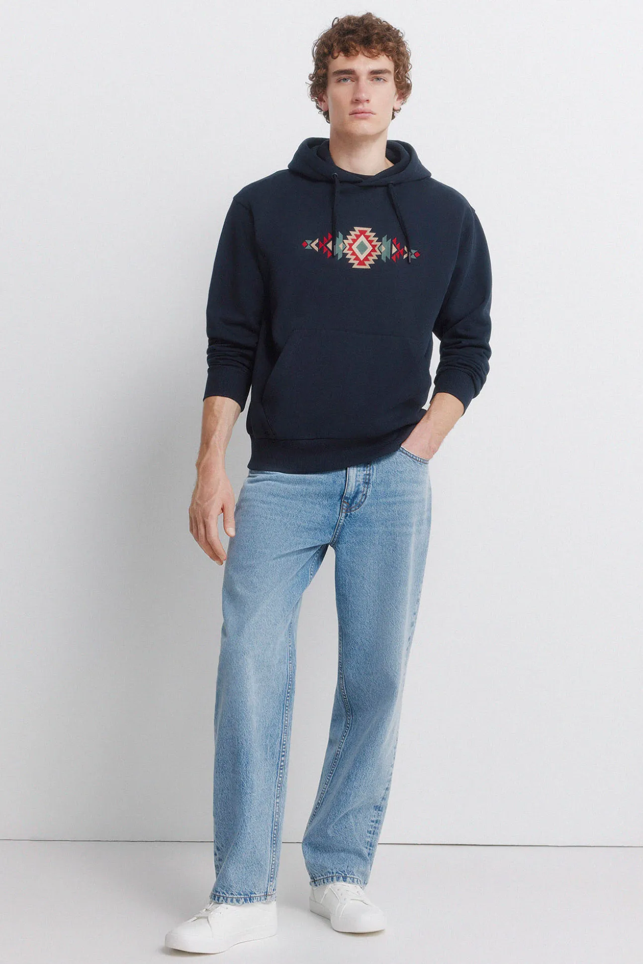 Sweat-shirt ethnique