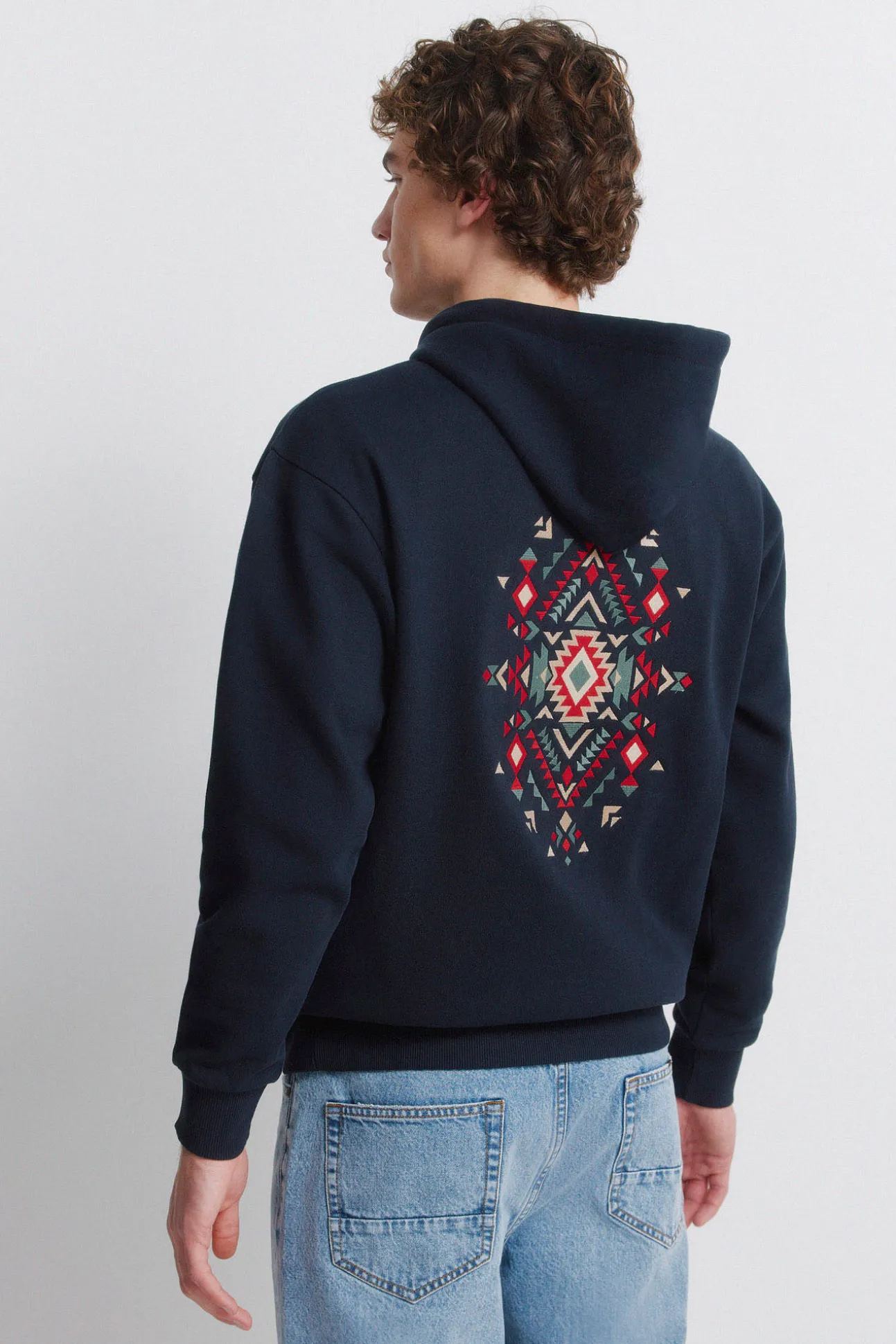 Sweat-shirt ethnique