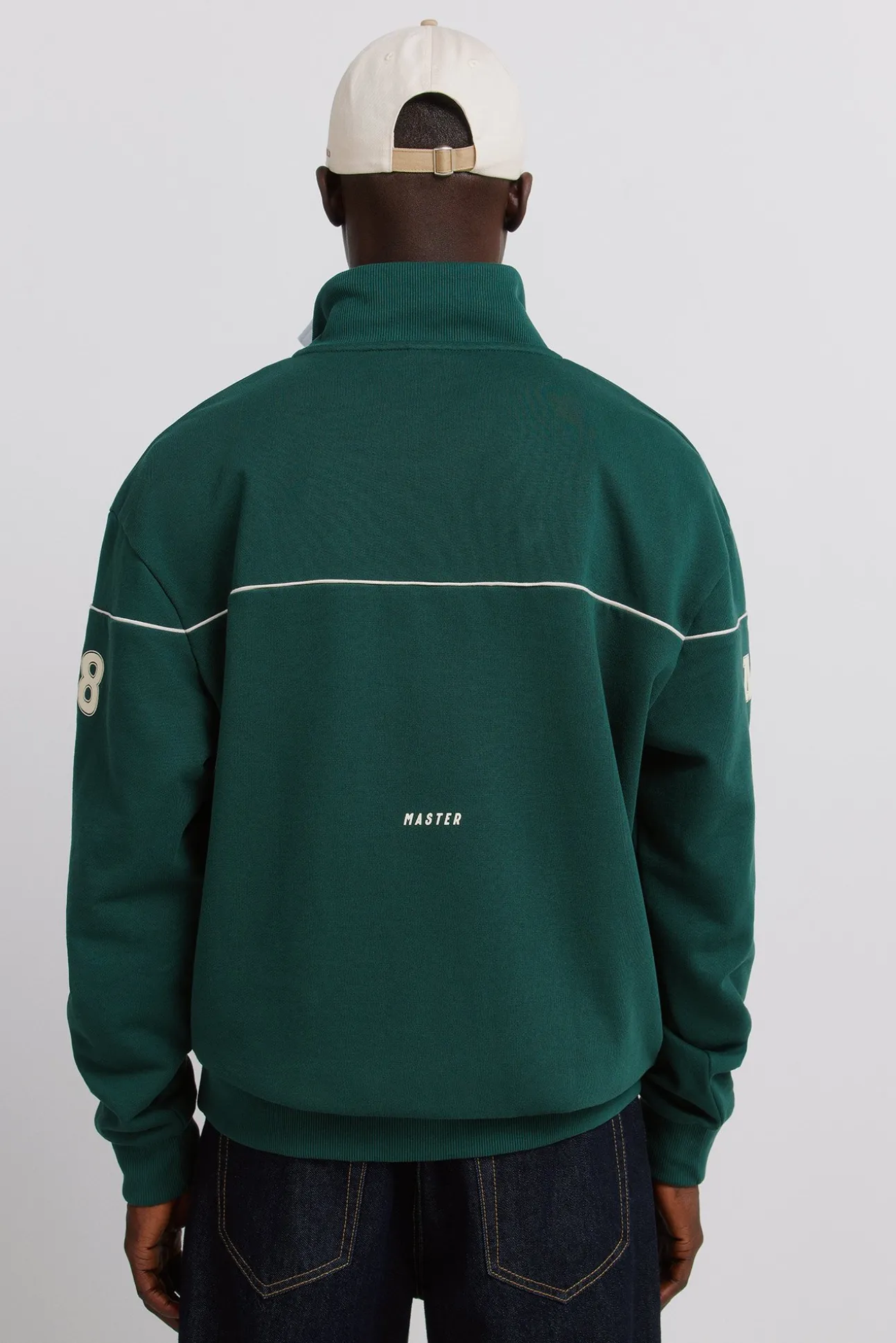 Sweat-shirt passepoilé 78