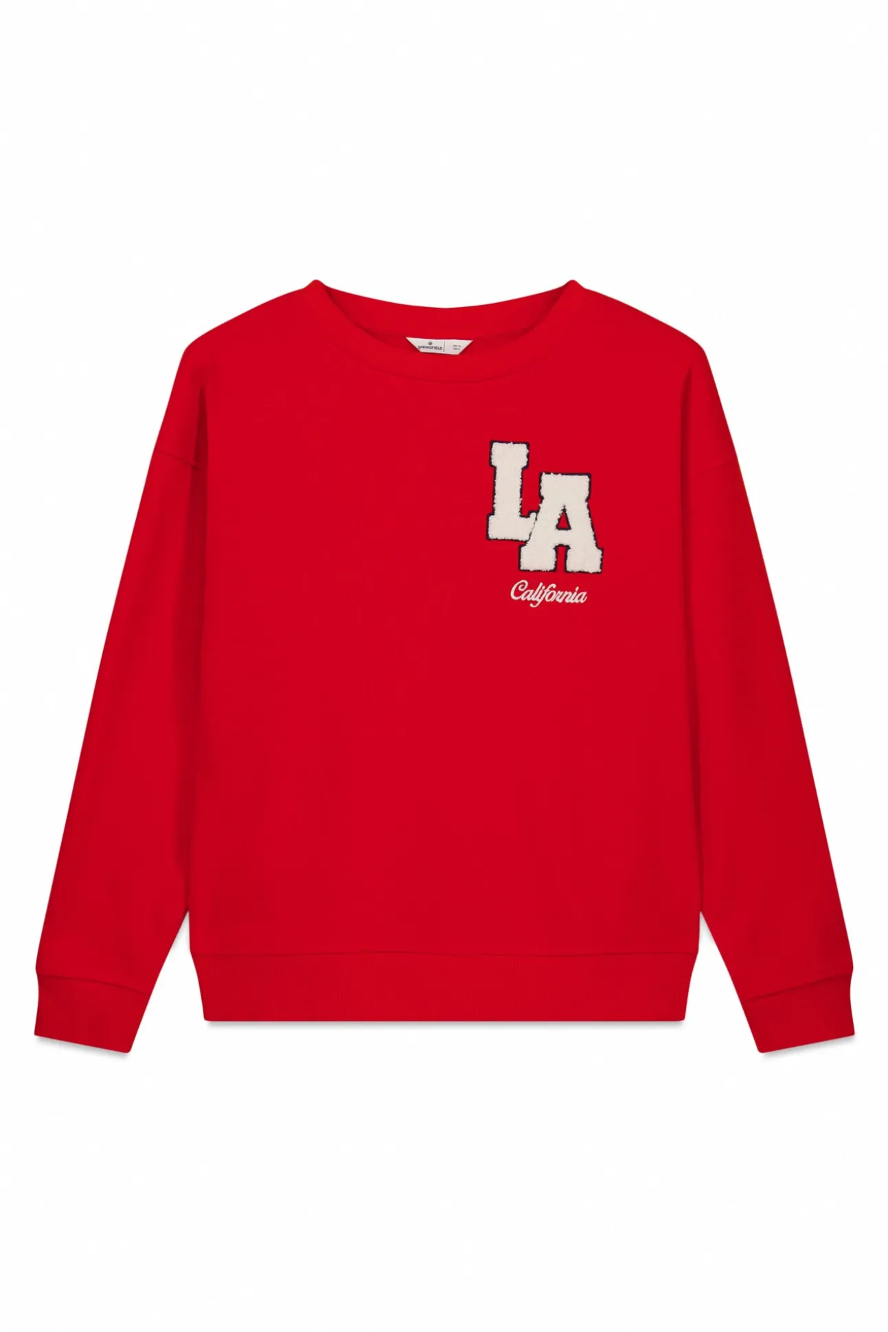 Sweat-shirt "L.A" rouge