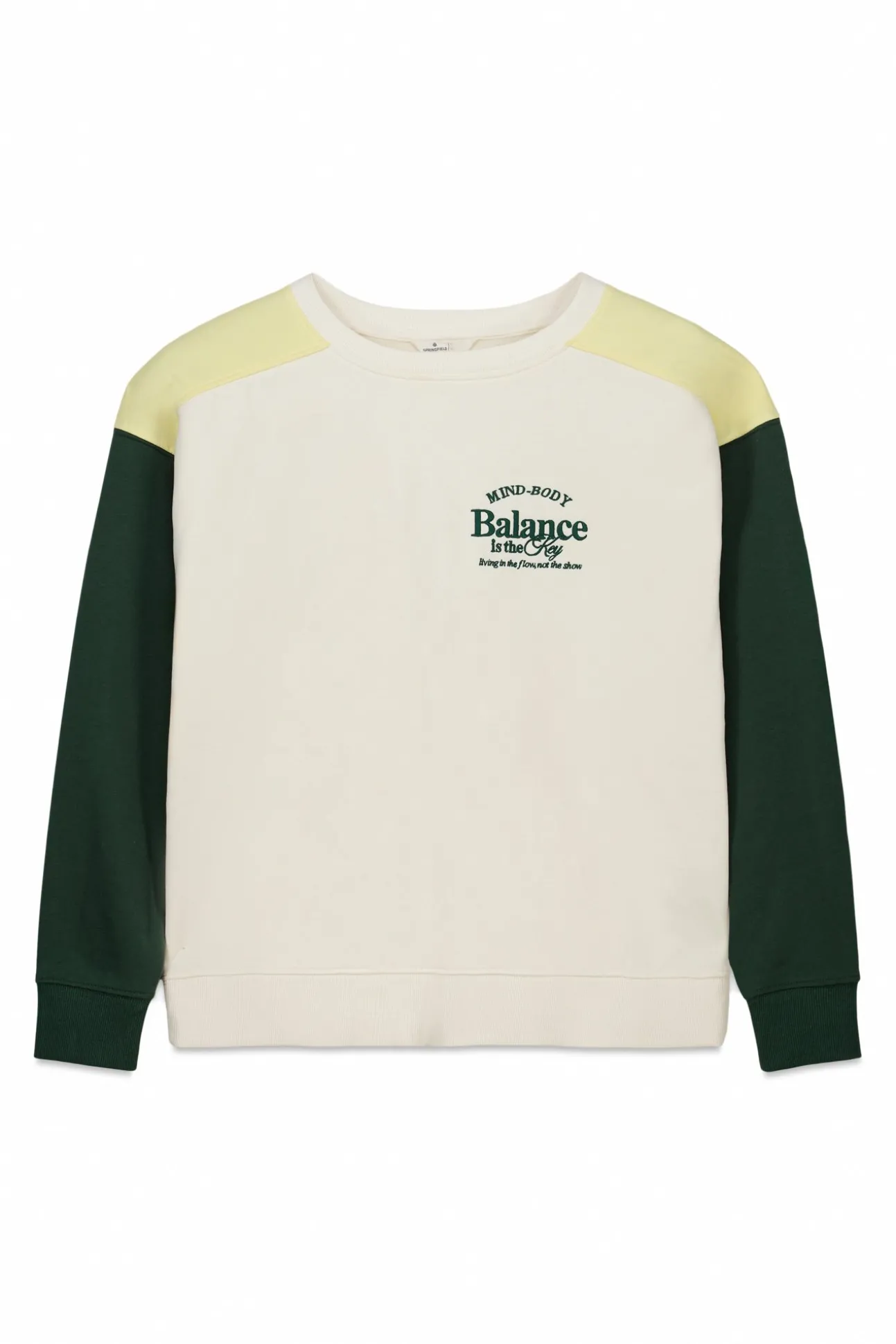 Sweat-shirt tricolore