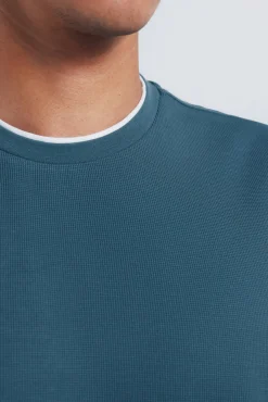 T-shirt &agrave; double tissage tissu