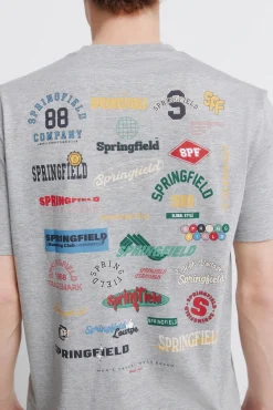 T-shirt &agrave; logos chin&eacute;