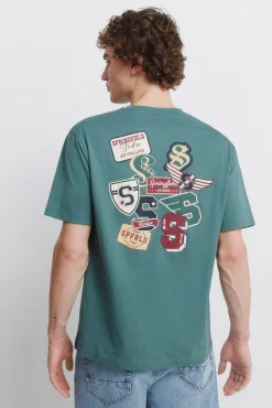 T-shirt &agrave; logos Springfield