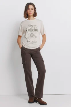 T-shirt &agrave; manches courtes " Le caf&eacute;"