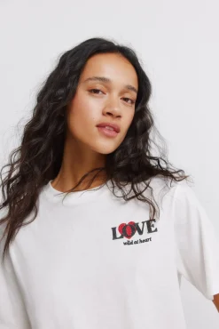 T-shirt &agrave; manches courtes "Love"