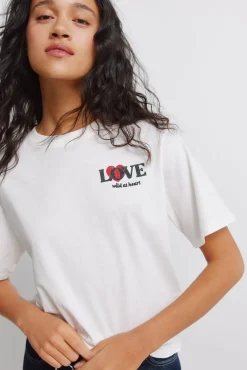 T-shirt &agrave; manches courtes "Love"