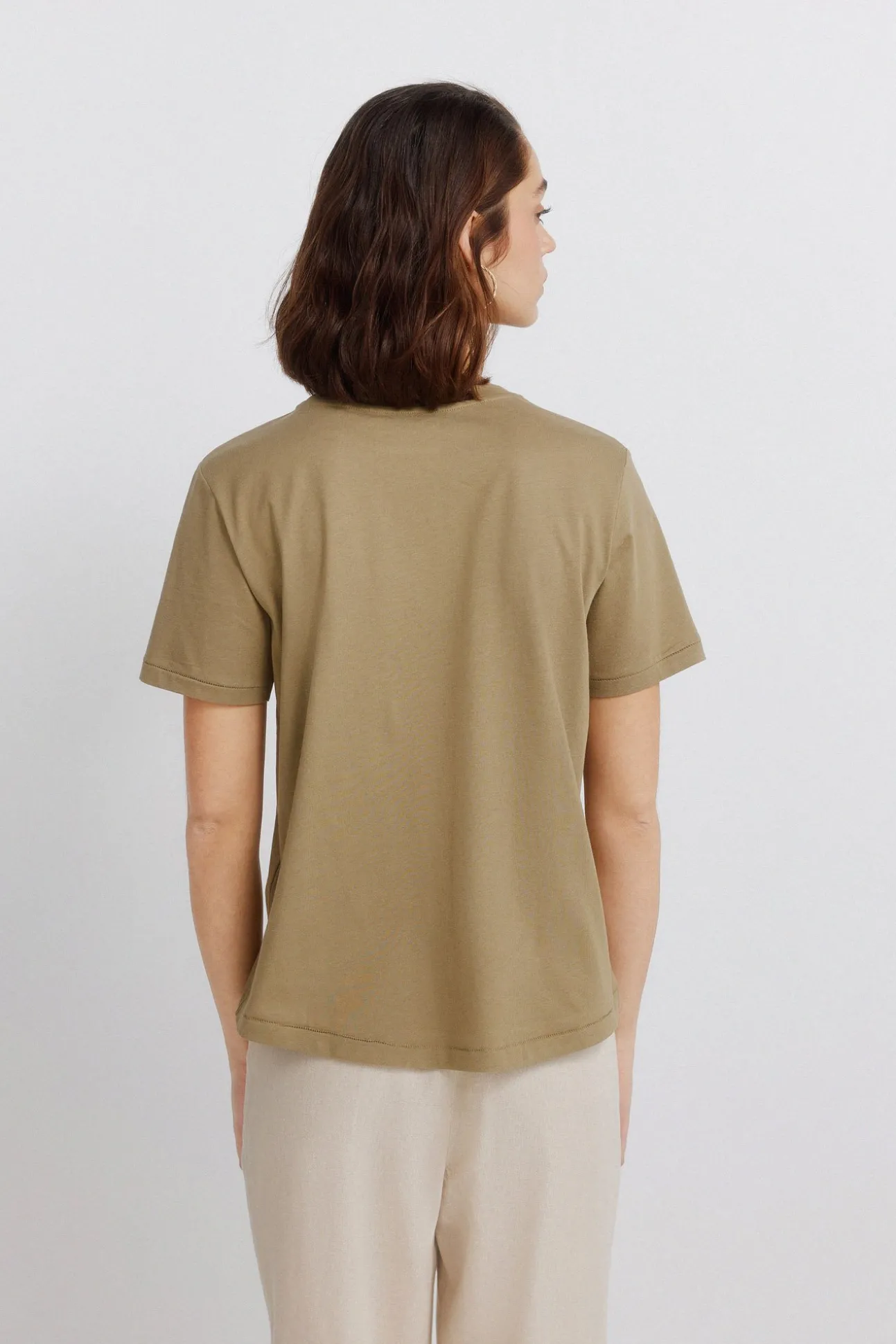 T-shirt à manches courtes à clous
