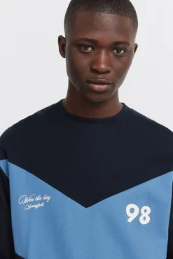 T-shirt &agrave; manches longues en piqu&eacute; coupe