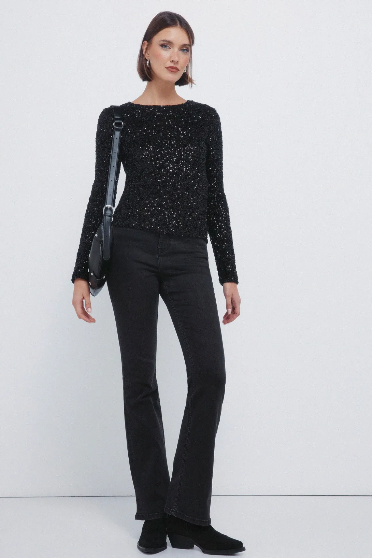 T-shirt à paillettes
