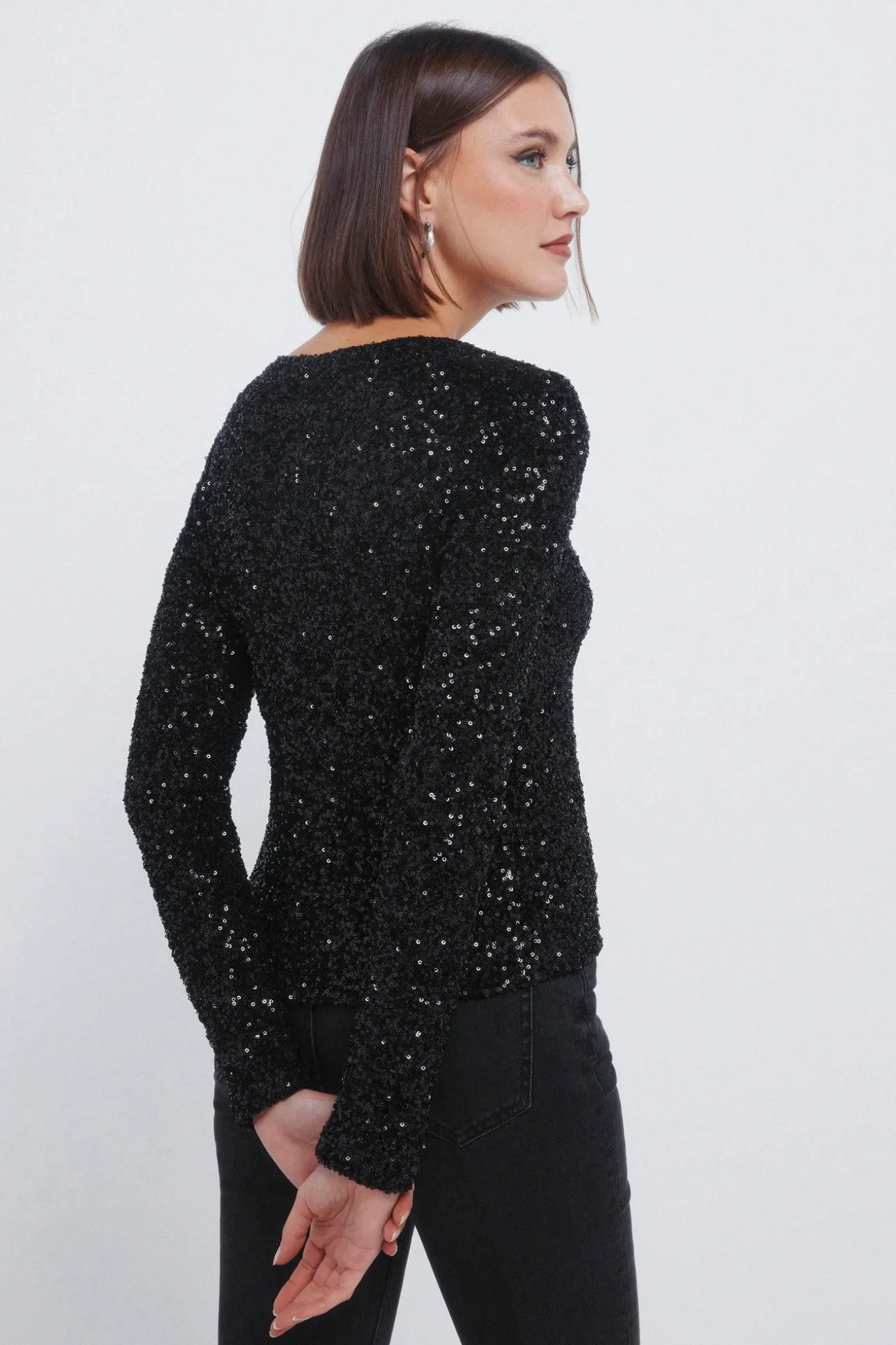 T-shirt à paillettes