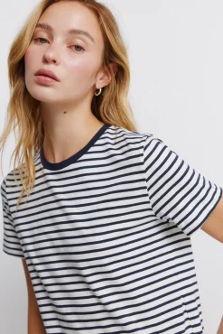 T-shirt basique &agrave; manches courtes