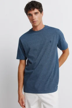 T-shirt basique à micro-rayures