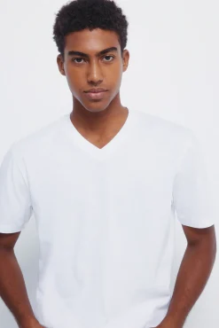 T-shirt basique col V