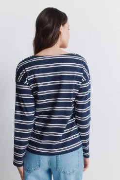 T-shirt boutons à l'épaule