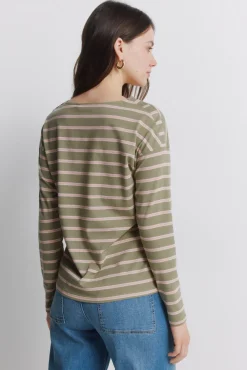 T-shirt boutons à l'épaule