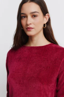T-shirt clout&eacute; en chenille