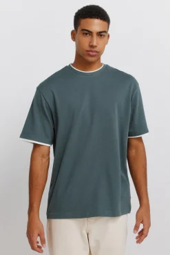T-shirt col double
