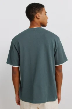 T-shirt col double