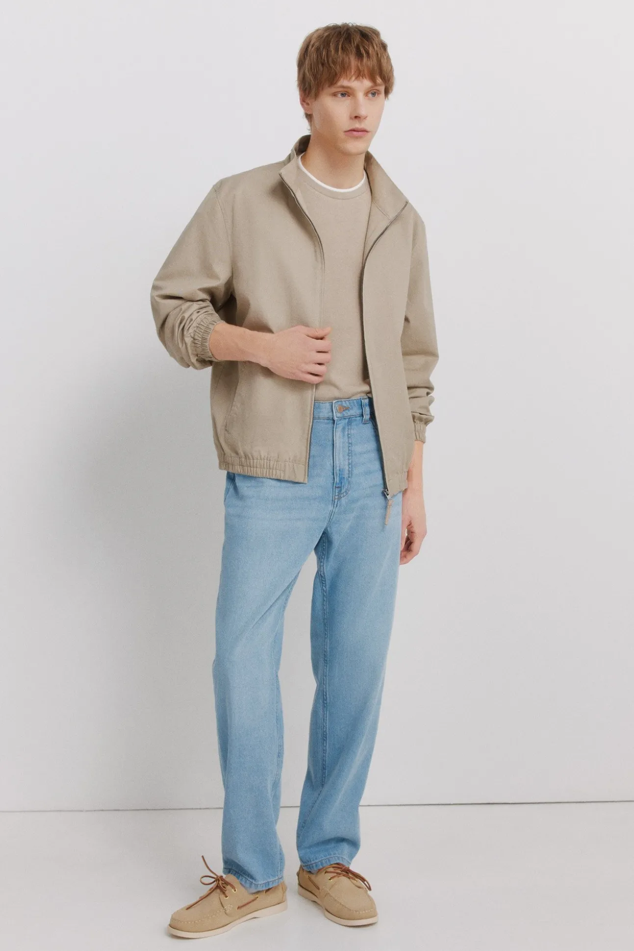 T-shirt col double