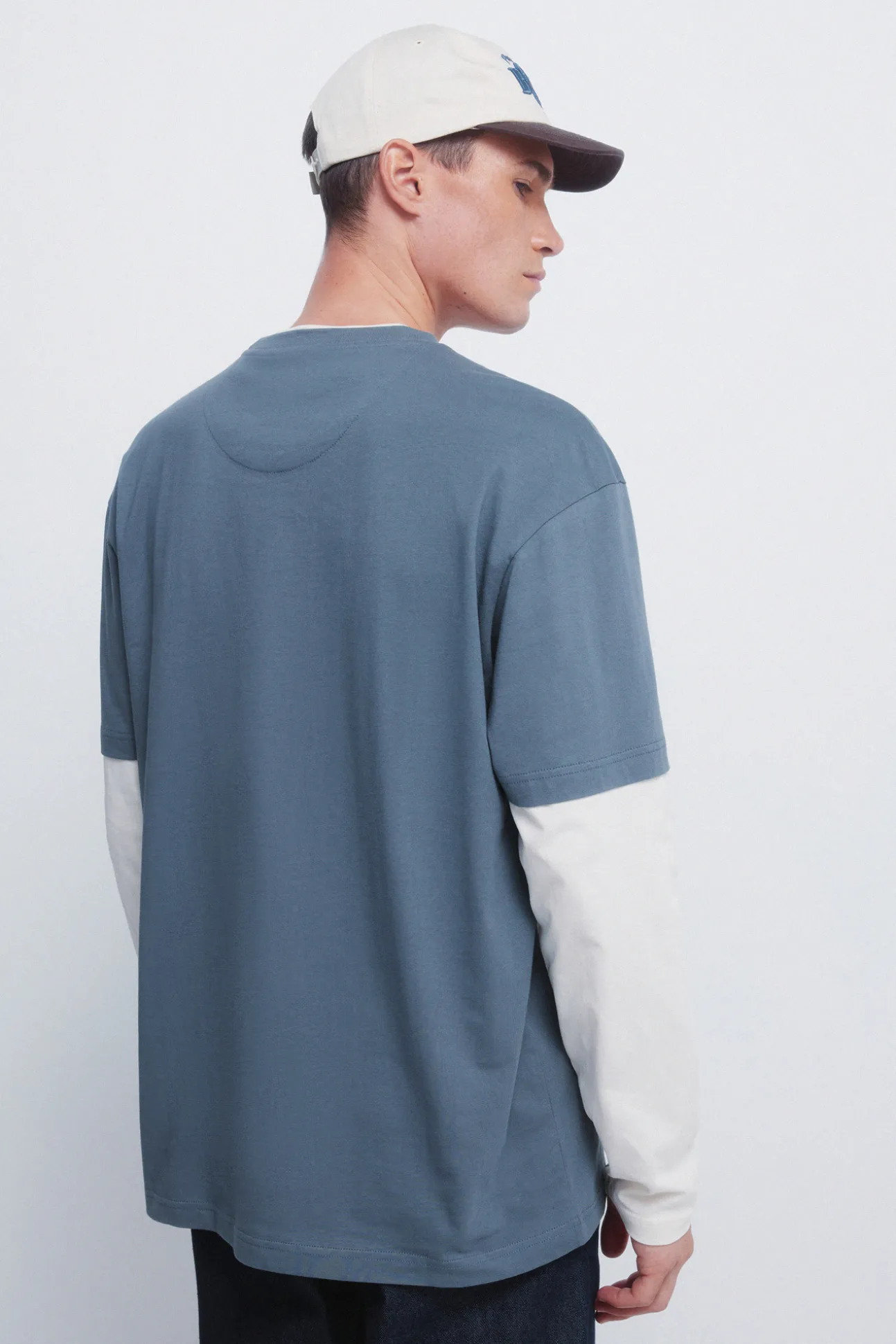 T-shirt double à manche longues