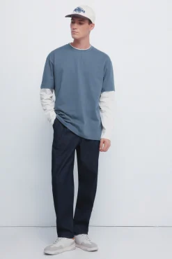 T-shirt double à manche longues