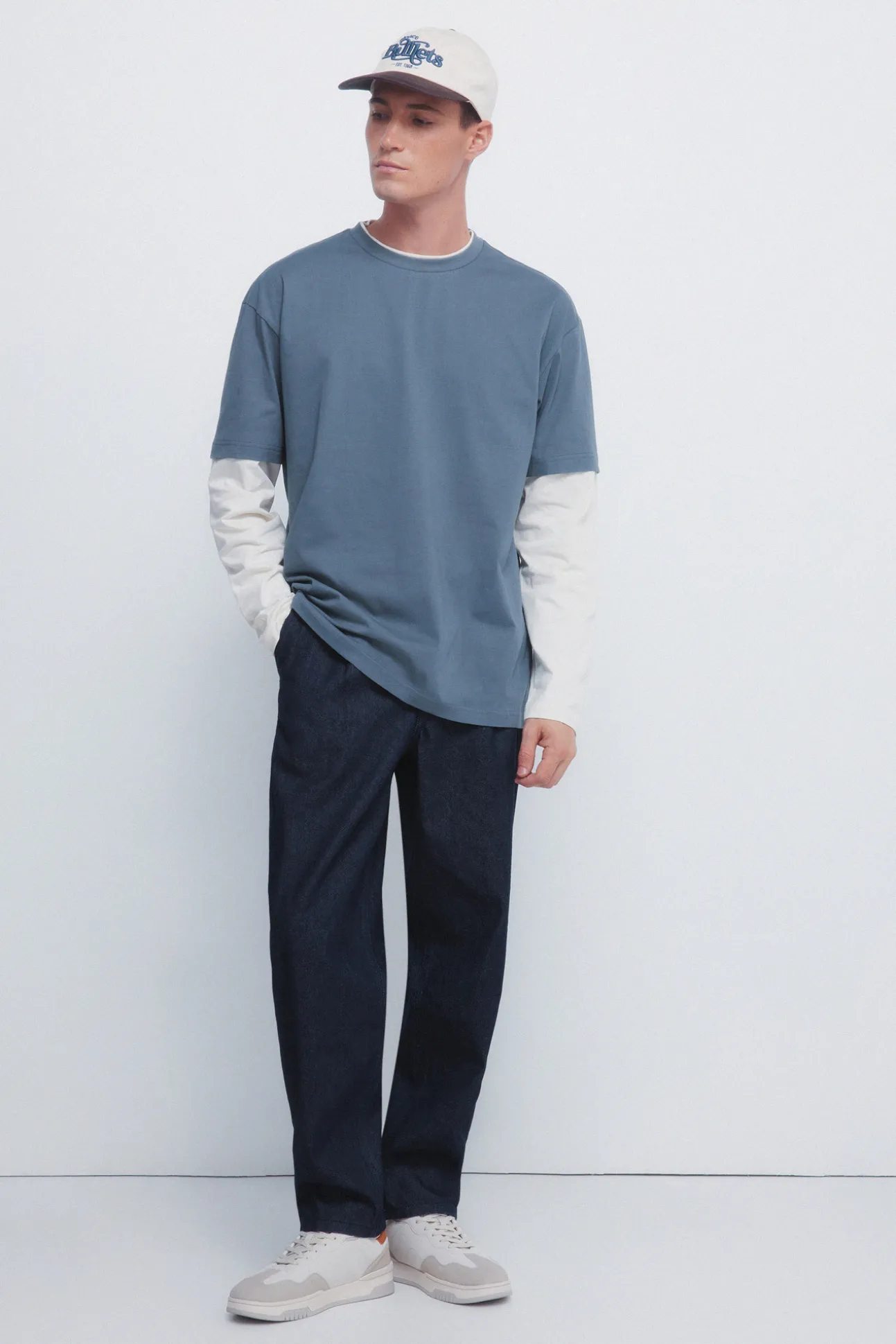 T-shirt double à manche longues
