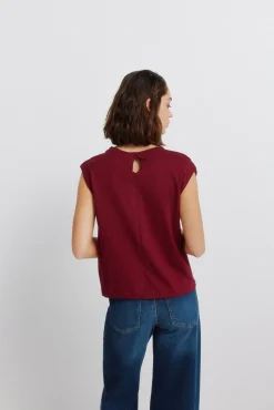 T-shirt droit basique uni